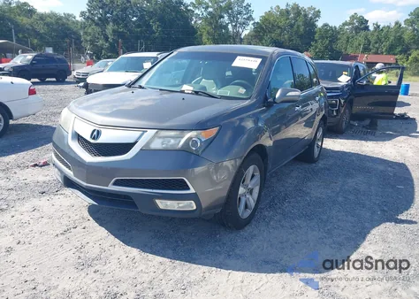 2012 Acura Mdx Technology Package z USA, uszkodzony, nr VIN 2HNYD2H31CH519070